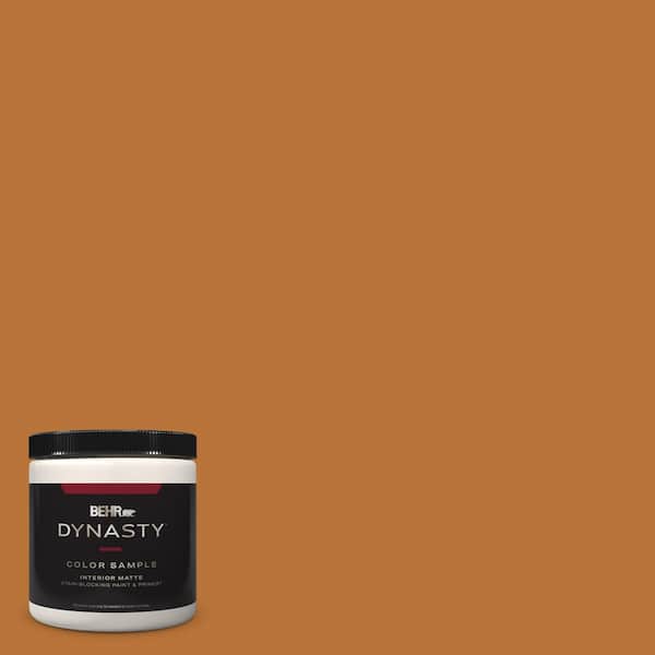 BEHR DYNASTY 8 oz. #S-H-280 Acorn Spice Matte Stain-Blocking Interior/Exterior Paint & Primer Sample