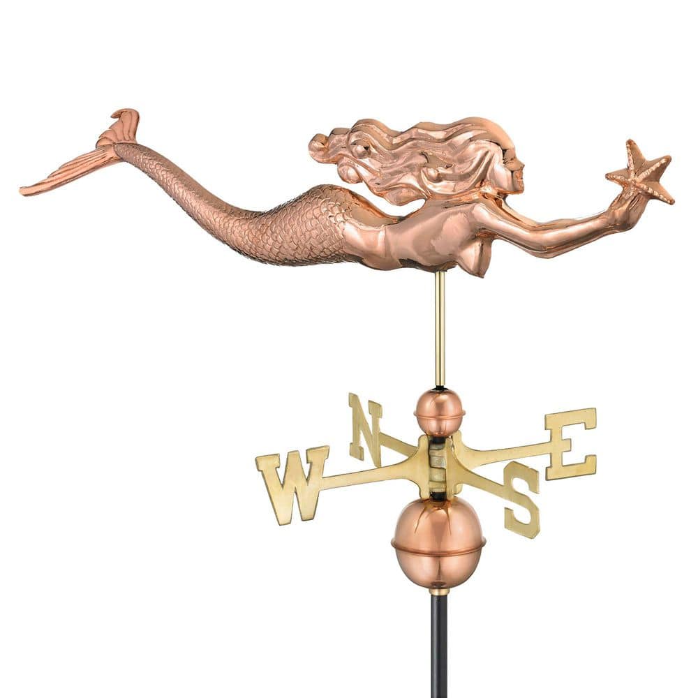 Mermaid with Starfish Weathervane - Pure Copper price history on PriceWatchPro