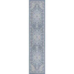 Unique Loom Whitney Milano Sky Blue 7 ft. 10 in. x 10 ft. Area Rug ...