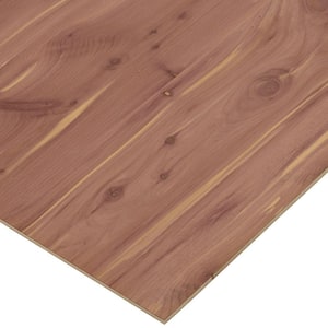 1/4 in. x 2 ft. x 4 ft. PureBond Aromatic Cedar Plywood Project Panel (Free Custom Cut Available)