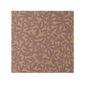 Scattered Leaf Tan Peel and Stick Wallpaper Panel (Covers 26 sq. ft)