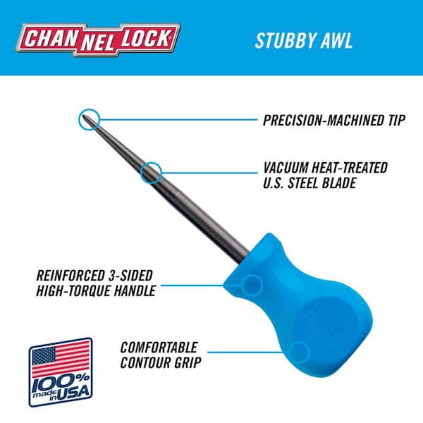 3 in. Pick Scratch Awl Stubby