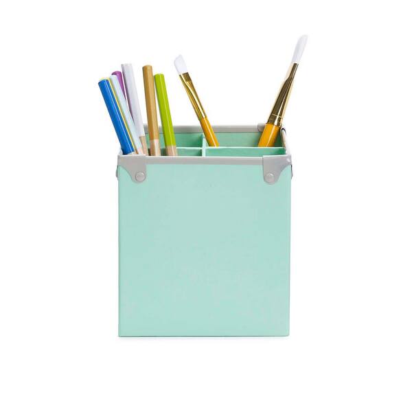 Design Ideas Frisco Paperboard Pencil Cup, Mint