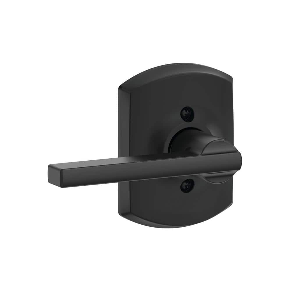 Latitude Matte Black Non-Turning Door Lever with Greenwich Trim price history on PriceWatchPro
