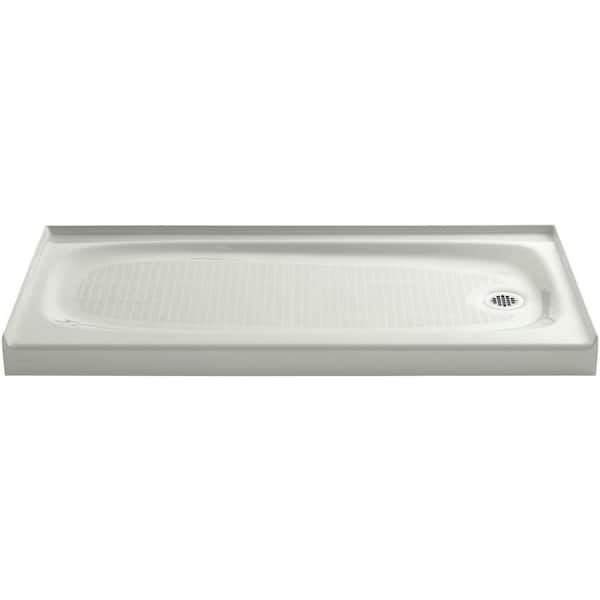 KOHLER Salient 60 in. x 30 in. Single Threshold Alcove Shower Pan Base