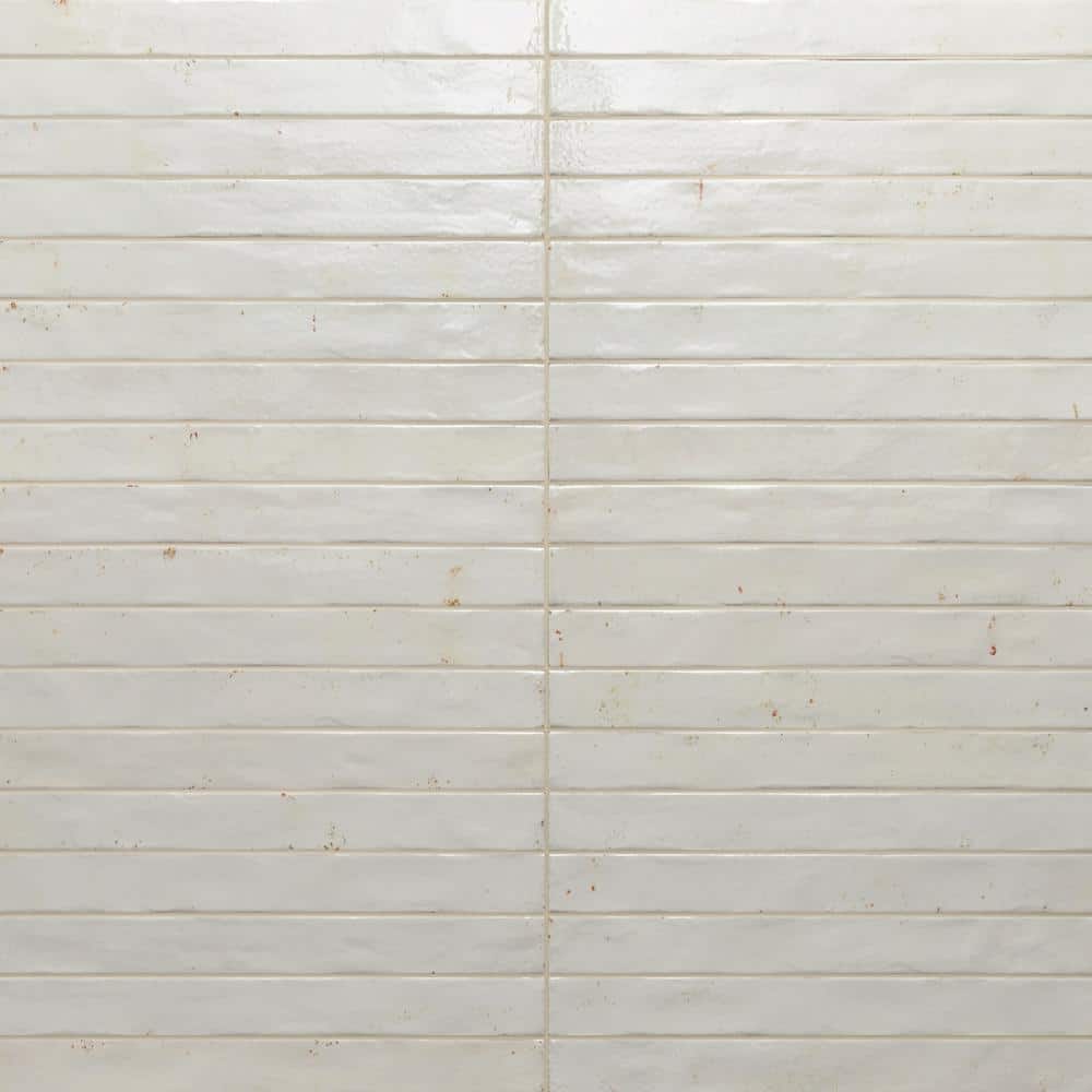 Sample-Chroma 4 in. x 5 in. White Porcelain Subway Tile price history on PriceWatchPro