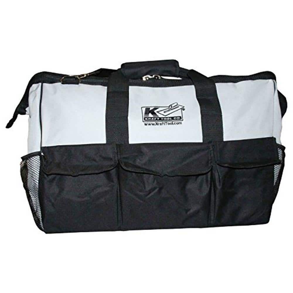 Kraft Tool Co. 24.7 in. Professional Nylon Tool BagWL103 The Home Depot