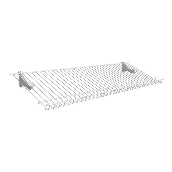 Closetmaid Shelftrack 11 25 In D X 36, Wire Shelving Systems Home Depot