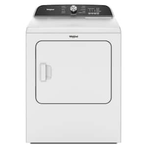 7.0 cu.ft. vented Front Load Electric Dryer in White