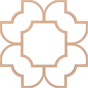 41 in. W x 41 in. H x-3/8 in. T Small Anderson Decorative Fretwork Wood Ceiling Panels, Alder