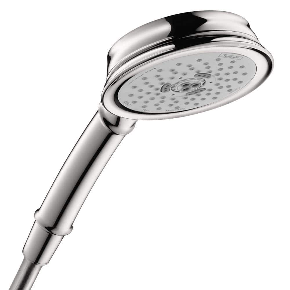 Croma C 100 3-Spray 4.5 in. Wall Mount Handheld Shower Head 2.0 GPM in Chrome