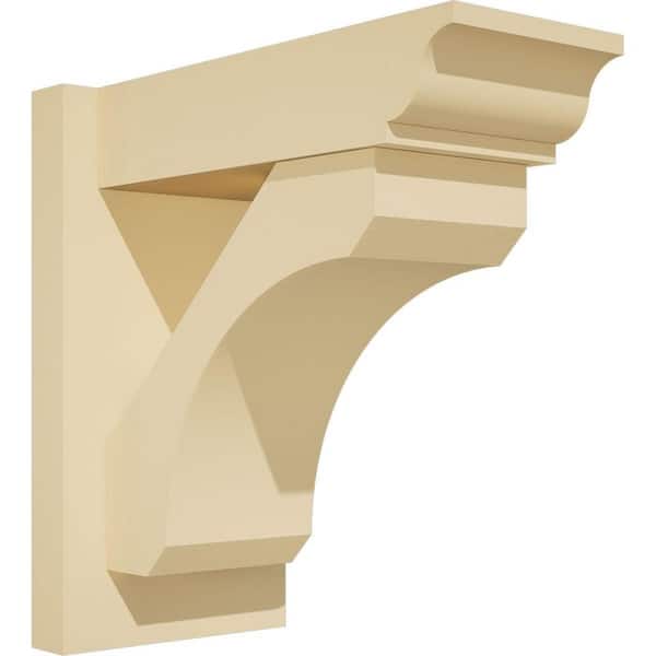 Ekena Millwork Legacy 7 in. W x 14 in. H x 14 in. D Signature Urethane Polyurethane Outlooker with Traditional Ends
