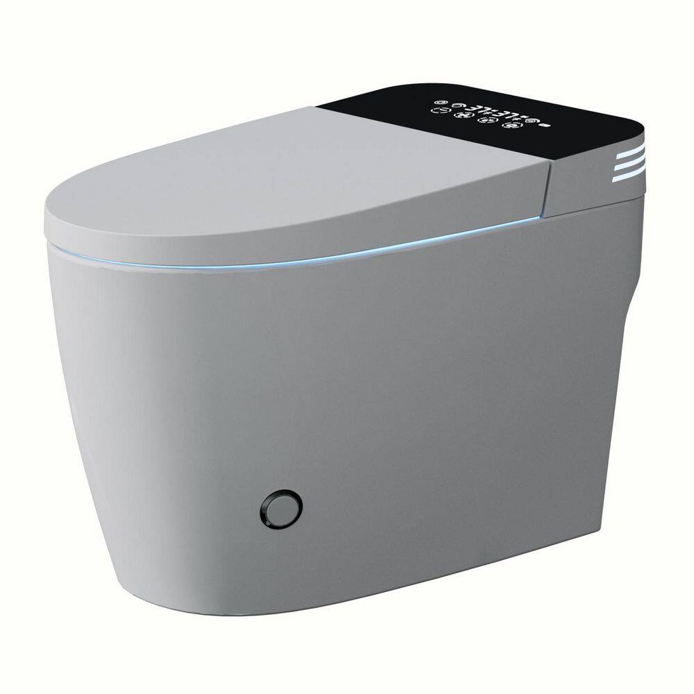 Elongated Smart 1-Piece Toilet 1.28 GPF in White with Heated Seat, Auto Open Lid, LED Display, and Wireless Remote price history on PriceWatchPro