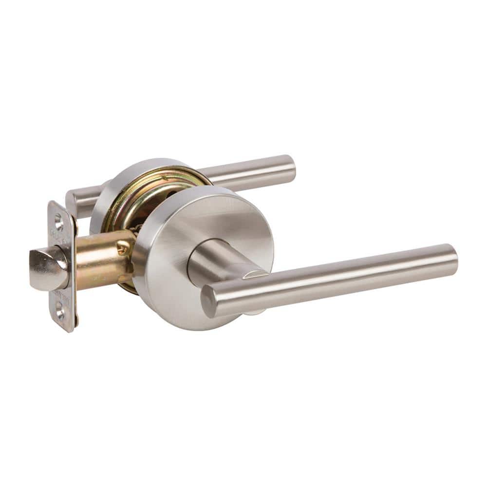 Contemporary Collection Cira Satin Nickel Hall/Closet Door Handle