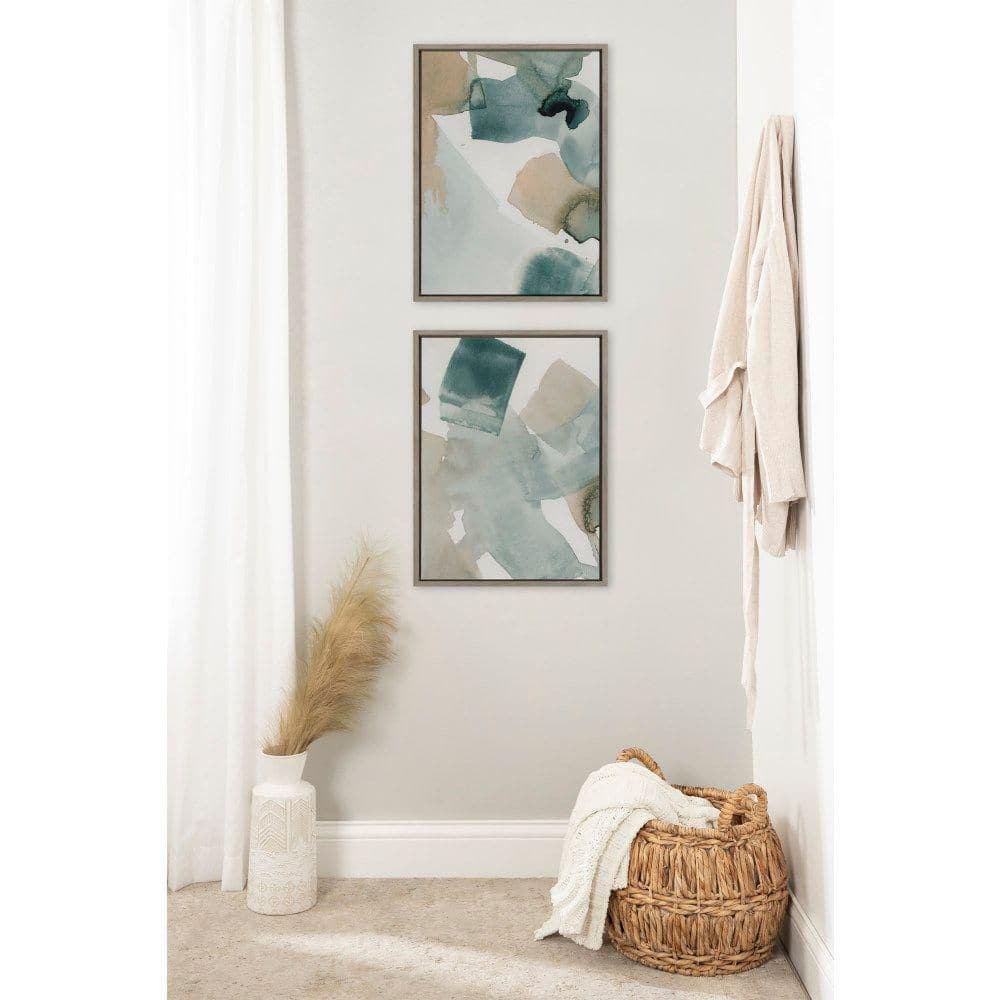 "Sylvie ""Color Exploration I and II"" by Amy Lighthall 2-Piece Gray Framed Art Print Set 24 in. x 18 in." price history on PriceWatchPro