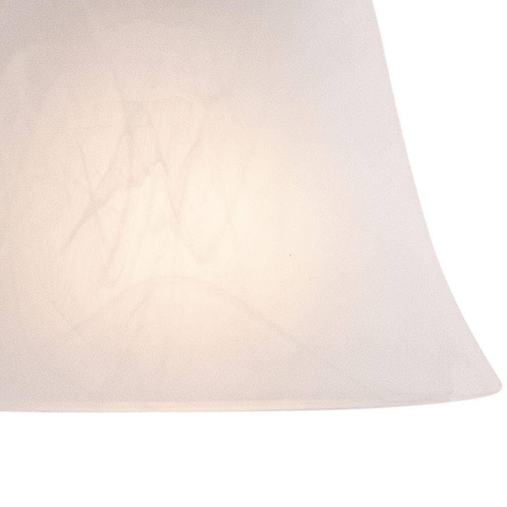 Standford Bronze Vanity Light with Alabaster Glass Shade