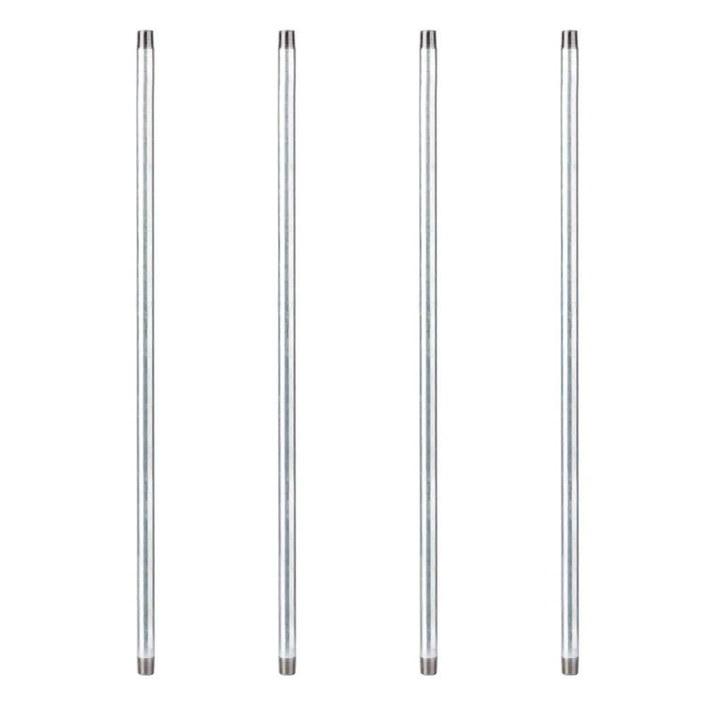 1/2 in. x 2.5 ft. Galvanized Steel Pipe (4-Pack) price history on PriceWatchPro