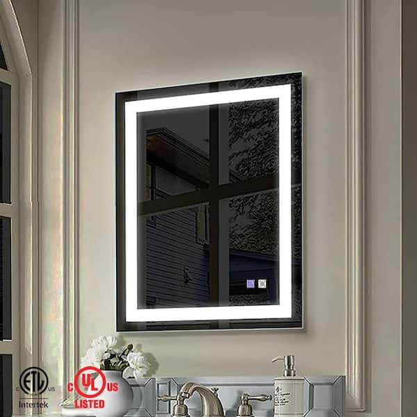 Rectangle LED Mirror TOOLKISS Shape: Rectangle, Size: 24 x 40