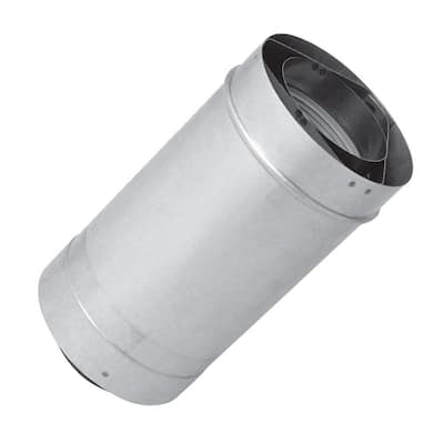 24 in. Vent Length 3 in. x 5 in. Stainless Steel Concentric Venting for Indoor Tankless Gas Water Heaters