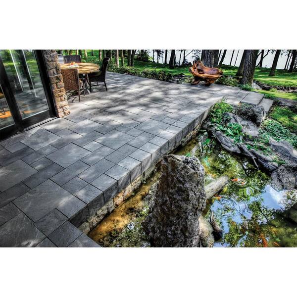 Silver Creek Stoneworks Slate 24 In X 12 In X 1 5 In Bluestone Concrete Paver 24 Pieces 48 Sq Ft Pallet S32412024 The Home Depot