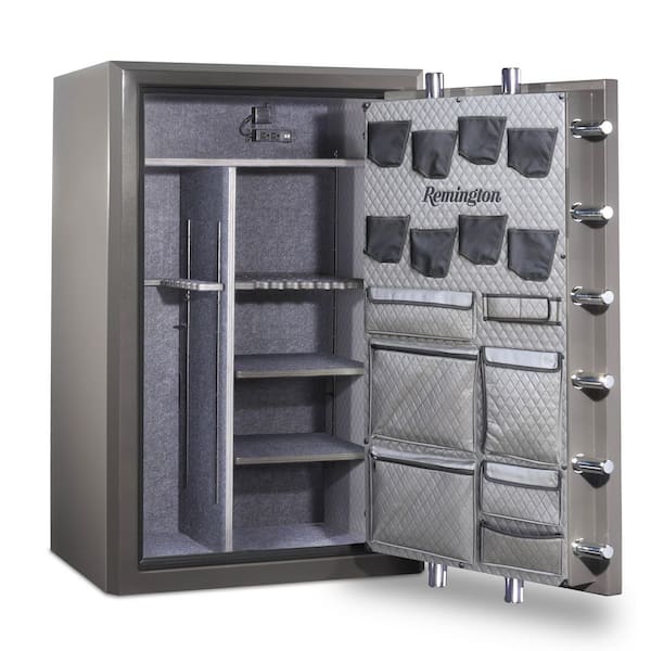 Nitro 46-Gun Fireproof and Waterproof Gun Safe with Electronic Lock, Seltzer Gray Gloss