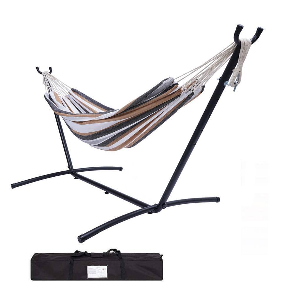 9.33 ft. Durable 450 lbs. Capacity Portable Double Classic Hammock