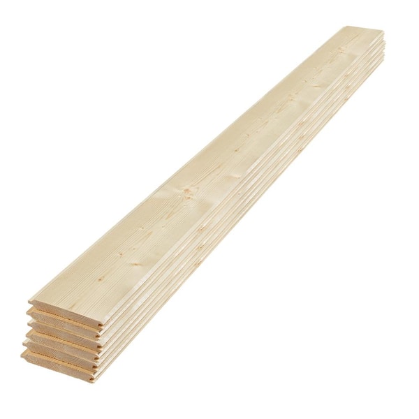 UFPEdge 1 in. x 6 in. x 6 ft. Unfinished Pine Tongue and Groove