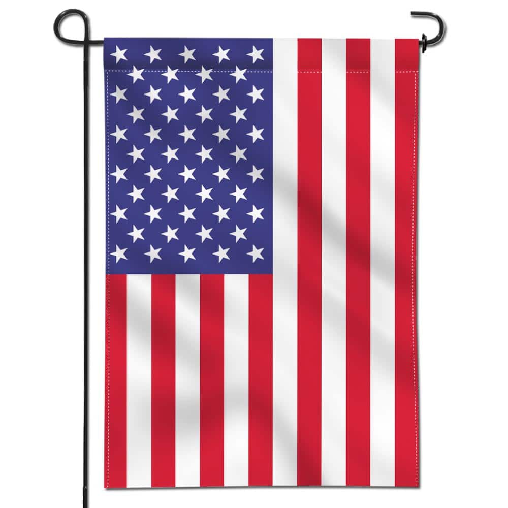 Patriotic American Flag Double Sided Polyester Garden Banner