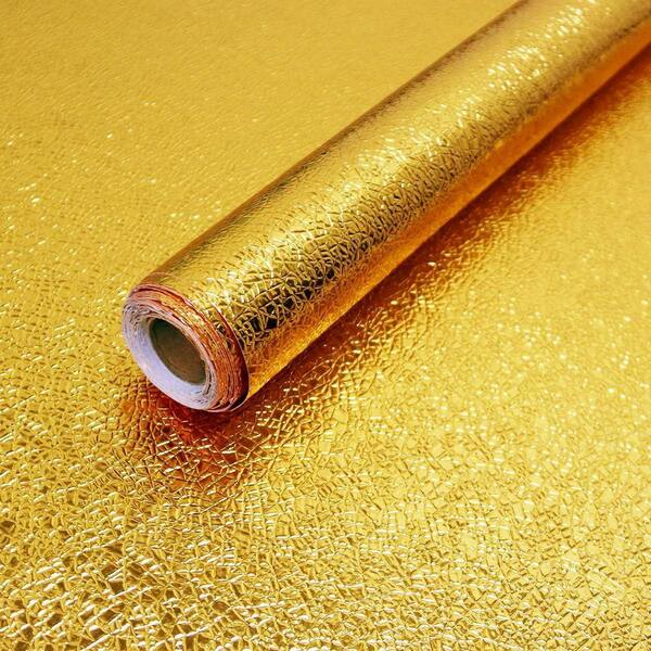 Goldtone Aluminum Foil Roll - 12 Inch X 25 Ft Craft Foil For Embossing & Art Projects