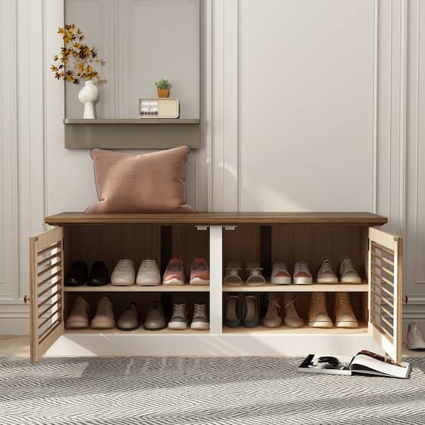 https://images.thdstatic.com/productImages/56047b78-c6bb-44fe-ab1e-ca4ce042893f/svn/brown-shoe-storage-benches-kf390044-01-e1_600.jpg