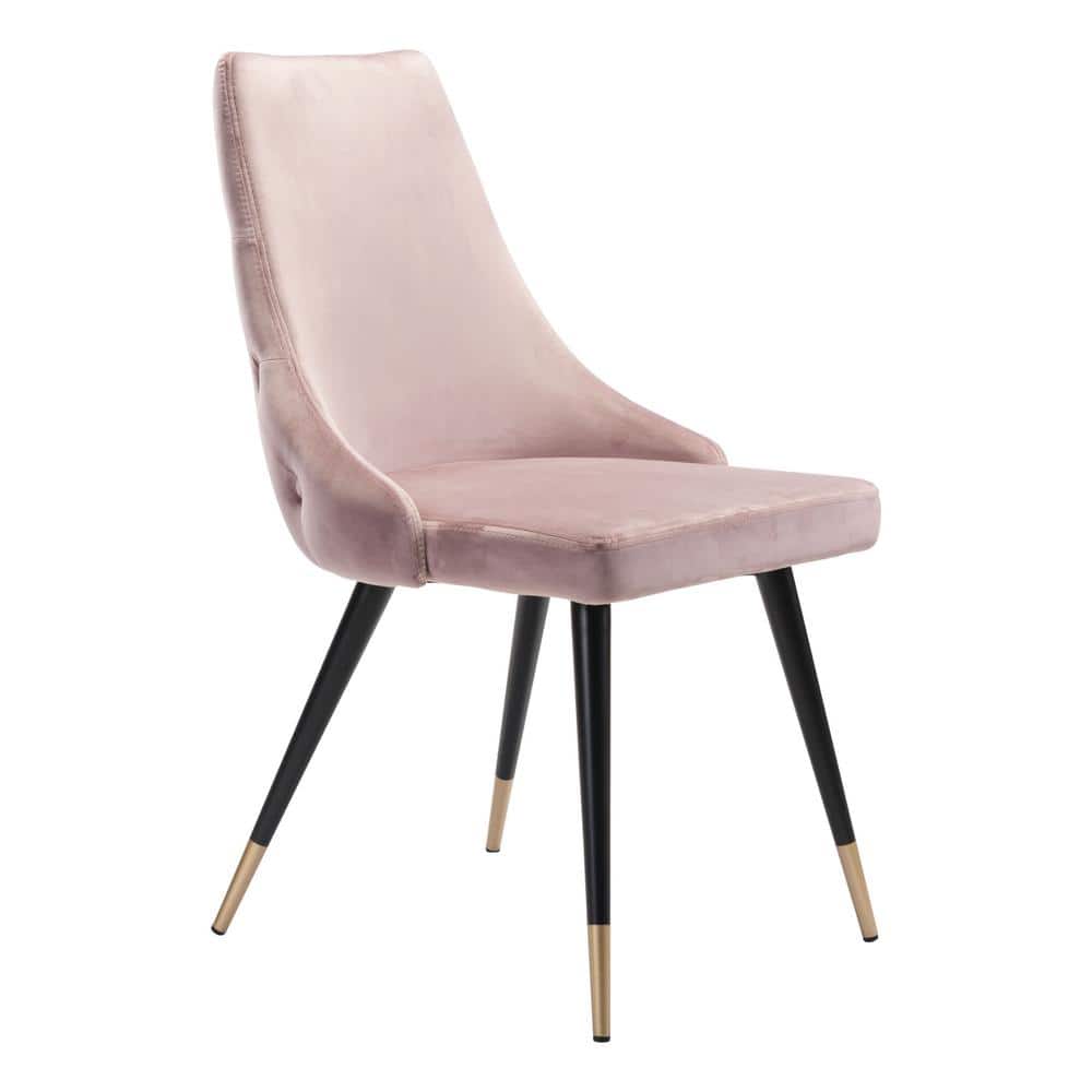chair pink velvet