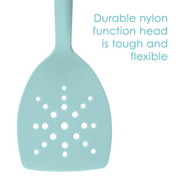Rachael Ray Tools & Gadgets 8-Piece Nylon Tool Set, Turquoise