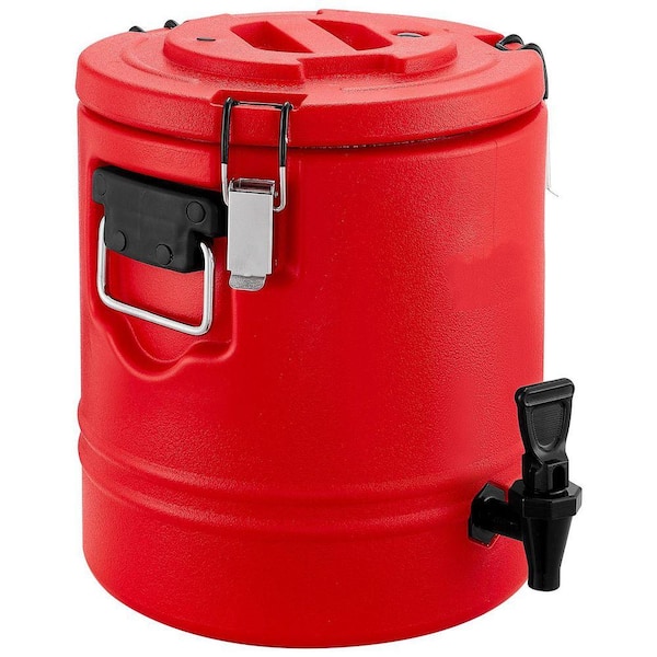Insulated Beverage Dispenser, 3 Gal. Thermal Drink Server with Spigot, 304 Stainless Steel, for Tea Coffee, Outdoor