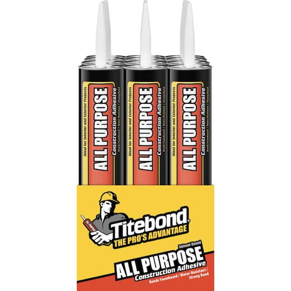 Titebond 28 oz. Solvent-Based All Purpose Construction Adhesive (12-Pack)