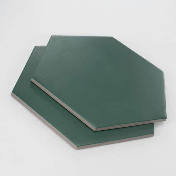 Honeycomb 4. 5in. x10in. Hexagon Porcelain Tile Sample