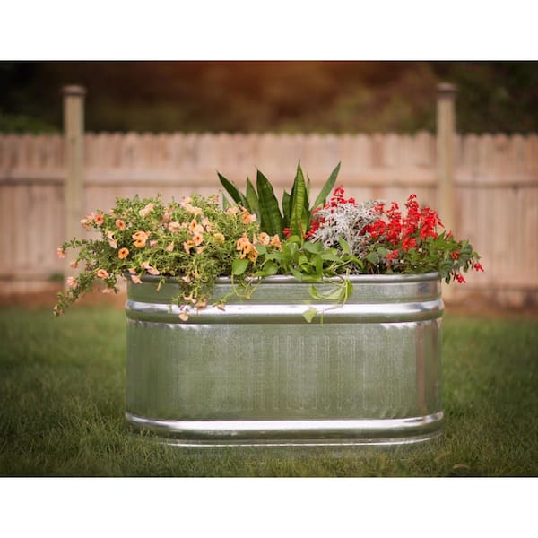 Galvanized Metal Stock Tank — The Barn at Back Acres Farm