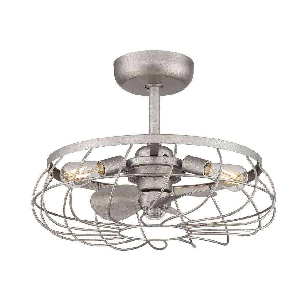 ARRANMORE LIGHTING & FANS Santiago 22 in. Indoor/Outdoor Galvanized