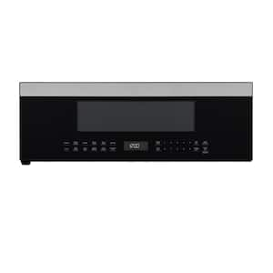 Low profile store ge microwave