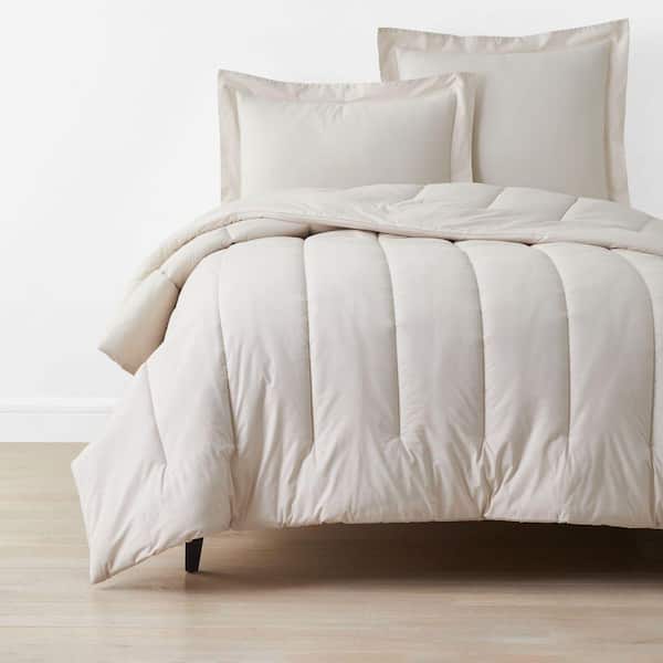 Company Cotton Garment Wash Buff Queen Cotton Percale Comforter