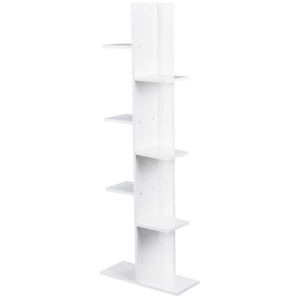 Homfa 8-Tier Wood Bookcase, 71'' Tall Storage Cube Organizer with