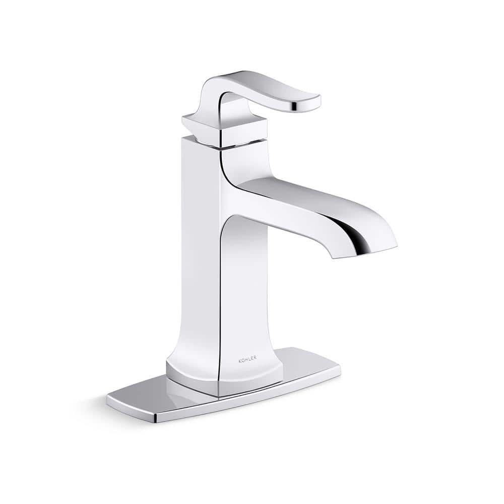 KOHLER Rubicon 4 in. Centerset Single Handle Bathroom Faucet in