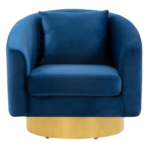 SAFAVIEH Joaquin Navy Accent Chair