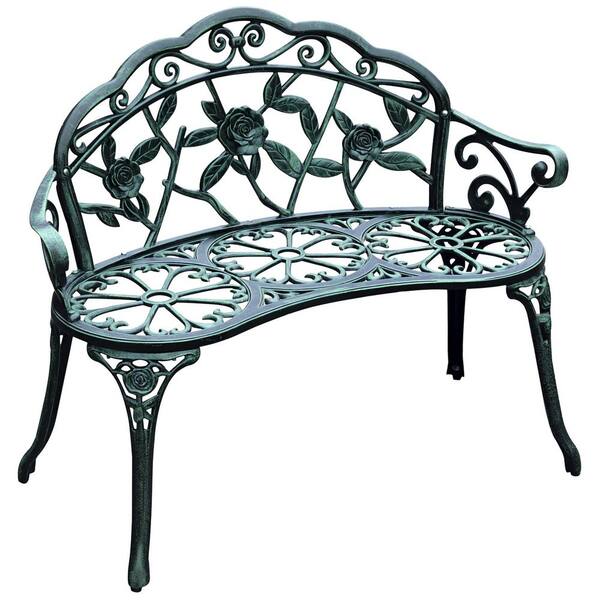 Bench Outdoor Bench, Cast Aluminum Outdoor Furniture, Metal Bench
