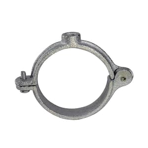 3 in. Hinged Split Ring Pipe Hanger in Galvanized Malleable Iron