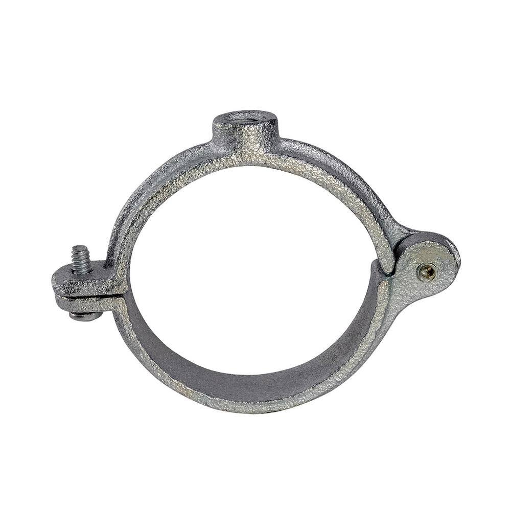 The Plumber's Choice 11/4 in. Hinged Split Ring Pipe Hanger in