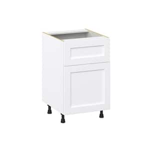 Mancos Bright White Shaker Assembled Base Kitchen Cabinet with 10 in. Drawer (21 in. W X 34.5 in. H X 24 in. D)