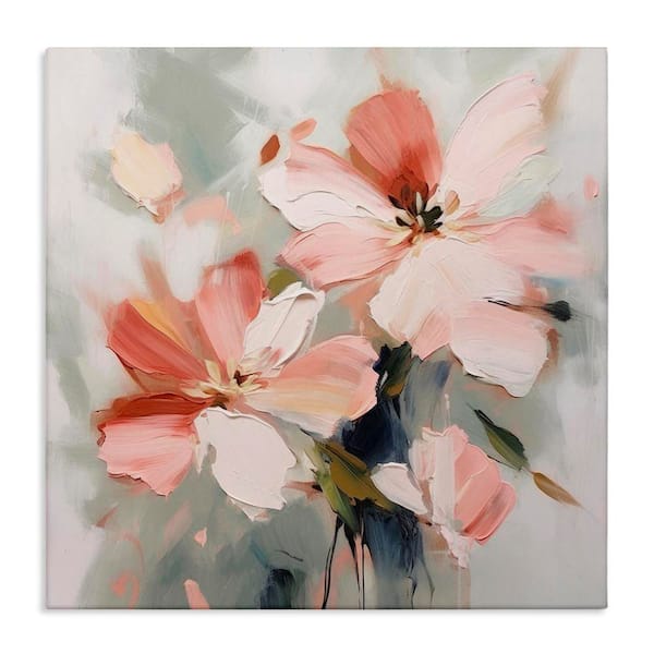 Stupell Industries Charming Pink Blossoms by Irena Orlov Unframed Nature Graphic Art Print 24 in. x 24 in.