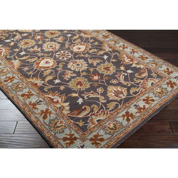 John Charcoal Gray 3 ft. x 12 ft. Runner
