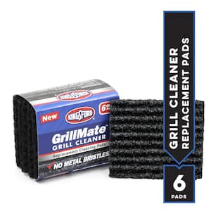 GrillMate Grill Cleaner Replacement Pads - Includes 6 Replacement Pads; Sturdy