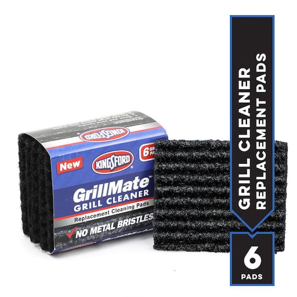 Kingsford GrillMate Grill Cleaner Replacement Pads - Includes 6 Replacement Pads; Sturdy